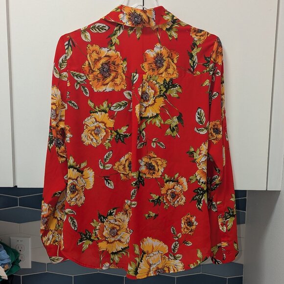 Red floral Express Portofino shirt - Picture 2 of 3